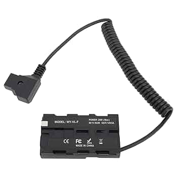 Amazon | D-tap Ptap to NP-F550 ダミーバッテリー、高出力